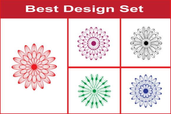 Download Stylish Bloom Mandala Design SVG Pack - Premium Resources