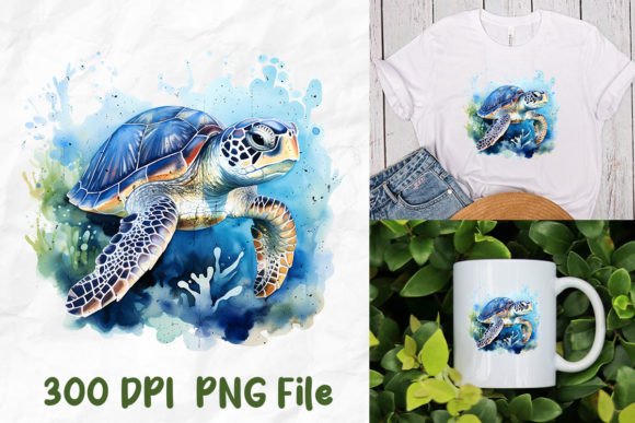 Download Autism Awareness Blue Sea Turtle Coral - Blue sea turtle Collection