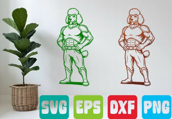 Download Super Dog SVG Cartoon Hero Design - Premium Bundle
